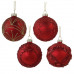 SFERA VETRO RED 6 CM.8  (16pz)